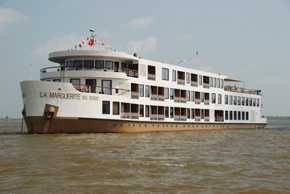luxury cruise ship on the Mekong river vietnam